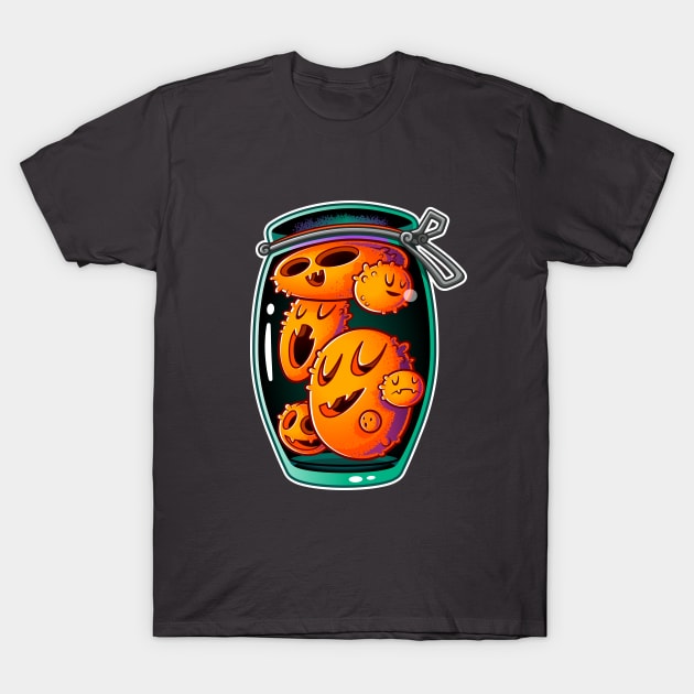 Vampire pumpkinheads T-Shirt by RemcoBakker